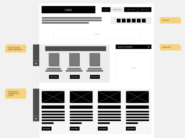 另辟蹊径：使用 Photoshop 制作网页线框图