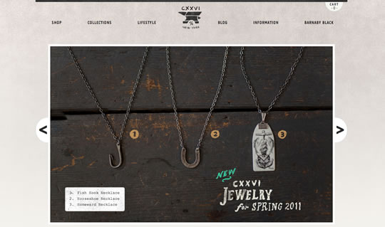 25种美观又具创意的导航菜单/ navmenus03