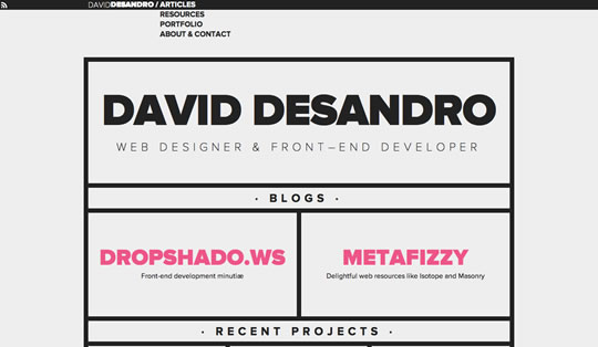 25种美观又具创意的导航菜单/ navmenus09