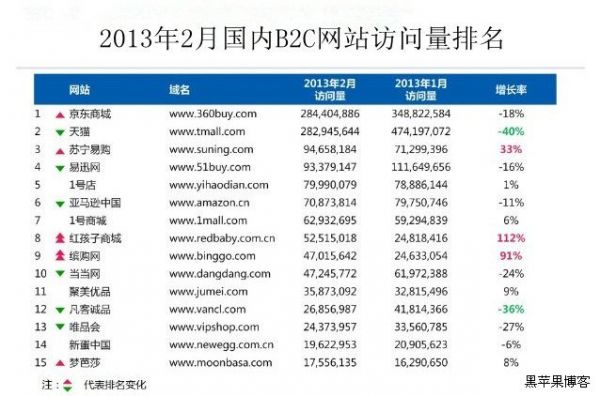 盘点：2013中国十大电商新秀及电商网站排名