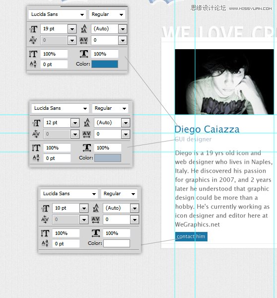 Photoshop设计简洁大方的网页界面,破洛洛