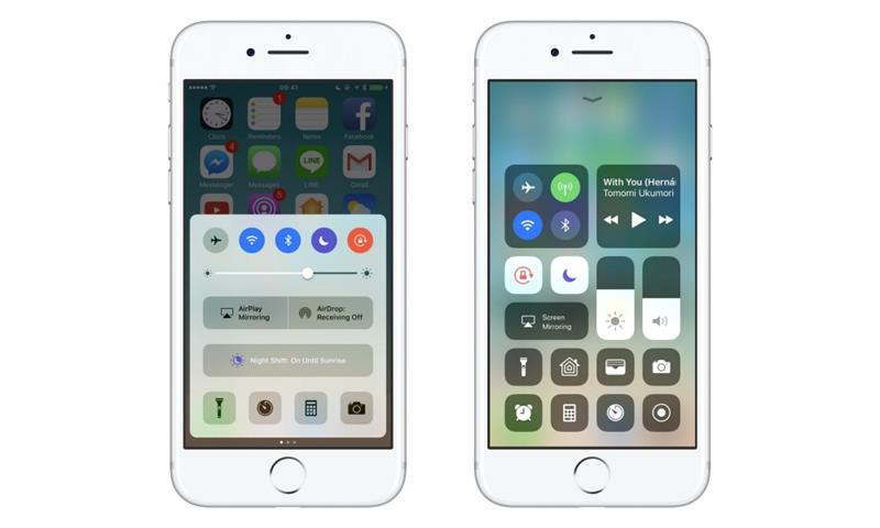 iOS 10 VS 11：一份UI对比分析报告